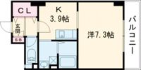 ヴァンヴェルデ西京極の間取り画像