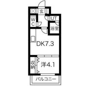 ONE ROOF FLAT TENJINBASHIの間取り画像