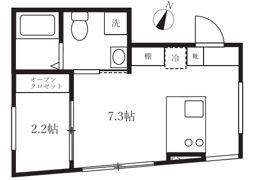 アピチェ南千住B棟の間取り画像
