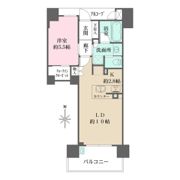 四条烏丸クロスマークの間取り画像
