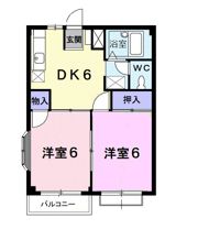 エルディム大西の間取り画像