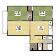 グレイス加茂Bの間取り画像