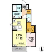 ラブリエSUN Ⅱの間取り画像