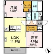D Paina 宿河原6の間取り画像