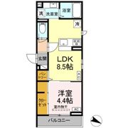 エスペリア東柏ケ谷二丁目の間取り画像