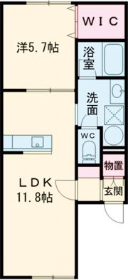 AchuⅠ・Ⅱの間取り画像