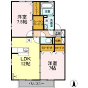 プランドールの間取り画像