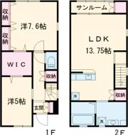 グランビル関南の間取り画像