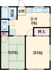 ゆさえハイツの間取り画像