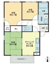 フォブール ナカトの間取り画像