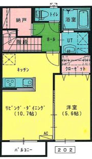 ソンブレイユ・イーストの間取り画像