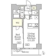 BRICK RESIDENCE 築地明石町の間取り画像