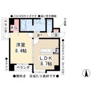 Notre chez nous SANNOU (ノートルシェヌー山王)の間取り画像