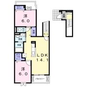 アヴニールの間取り画像