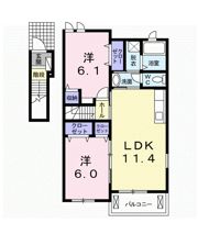 エスポワール21－Aの間取り画像