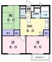 パルテール・吉野の間取り画像