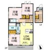 エクラン ウルー湘南Sの間取り画像