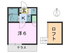 橿原神宮第5マンションの間取り画像