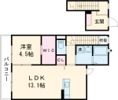 エトワールルージュ Bの間取り画像