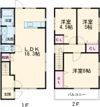 伏石町戸建ての間取り画像