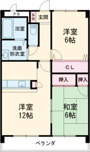 アメニティ上福岡の間取り画像