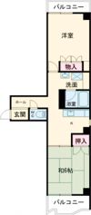 ヴィラ扇の間取り画像