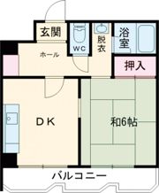 ヴィラ扇の間取り画像