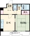 ヴィラ扇の間取り画像