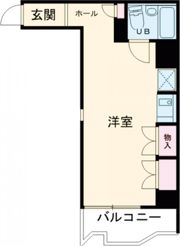 ヴィラ扇の間取り画像
