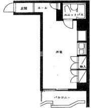 ヴィラ扇の間取り画像