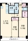 ZENITH BURGE（ゼニス バージュ）の間取り画像