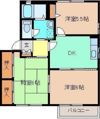 ドミールあざみDの間取り画像