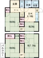木太町借家2の間取り画像