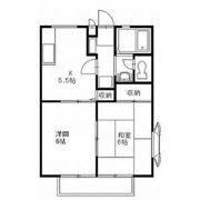 ひまわり C (ペット可)の間取り画像