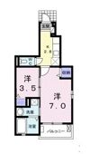 メゾン アンソレイエの間取り画像