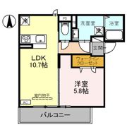D-ROOM盛岡本宮 A棟の間取り画像