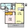 D-ROOM盛岡本宮 A棟の間取り画像