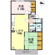 セジュール細馬の間取り画像