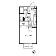 ビューコーポHARUⅢの間取り画像