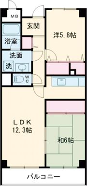 エルソレーユの間取り画像