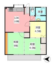 メリッツニシダの間取り画像