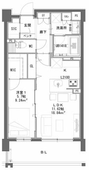 シャーメゾンステージBEFUの間取り画像