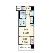 コンフォリア・リヴ新大阪西宮原ソルテラスの間取り画像