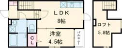 アイリスサンタ久留米の間取り画像