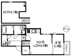 アイリスサンタ久留米の間取り画像