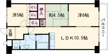 第14柴田マンションの間取り画像