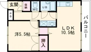 コーポラスF3の間取り画像