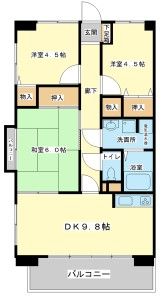 アルモニー東今宿の間取り画像
