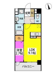 グラン ソレイユ井尻駅前の間取り画像