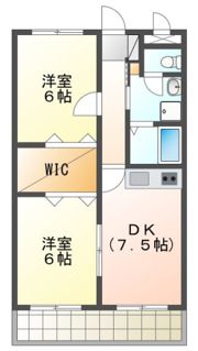 プラッサ弐番館の間取り画像